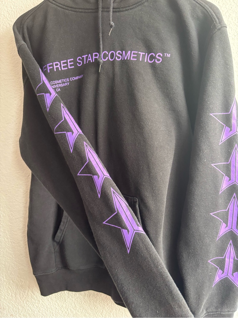 Jeffree Star Purple Black Hoodie Size Medium - Picture 3 of 7